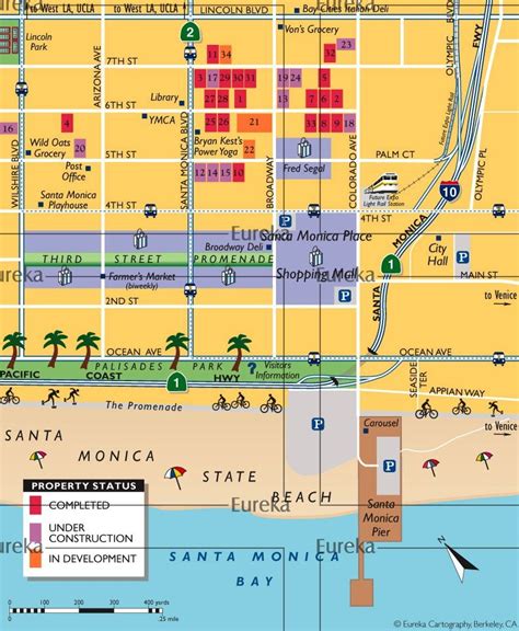 santa monica place map